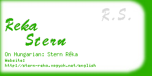 reka stern business card